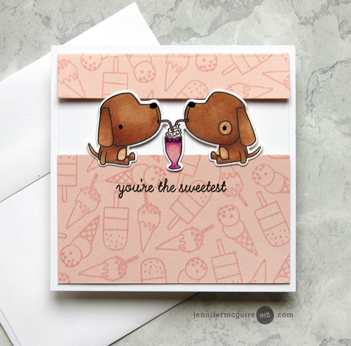 Split Card Design Video by Jennifer McGuire Ink