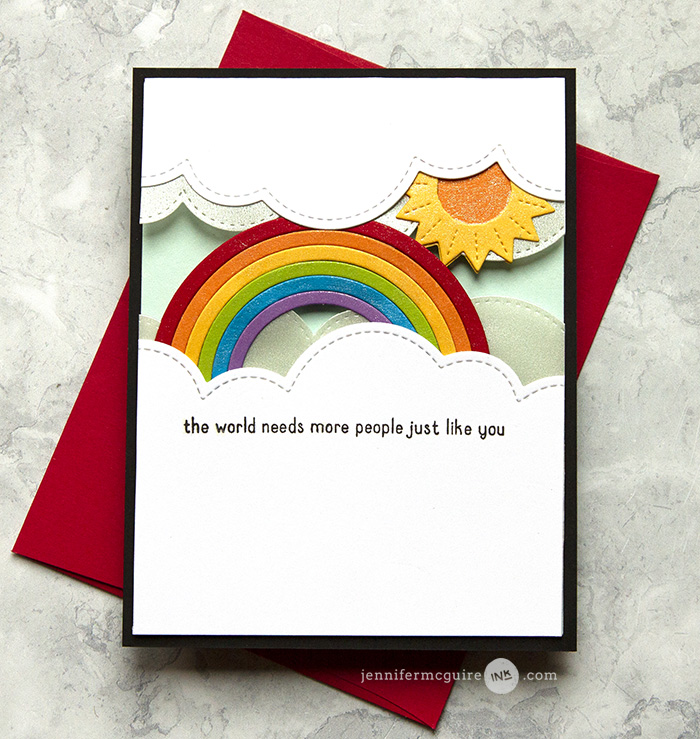 Split Card Design Video by Jennifer McGuire Ink