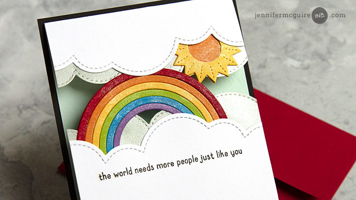 Split Card Design Video by Jennifer McGuire Ink