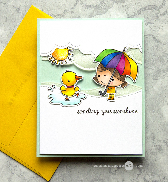 Split Card Design Video by Jennifer McGuire Ink