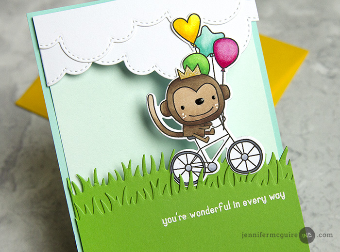 Split Card Design Video by Jennifer McGuire Ink