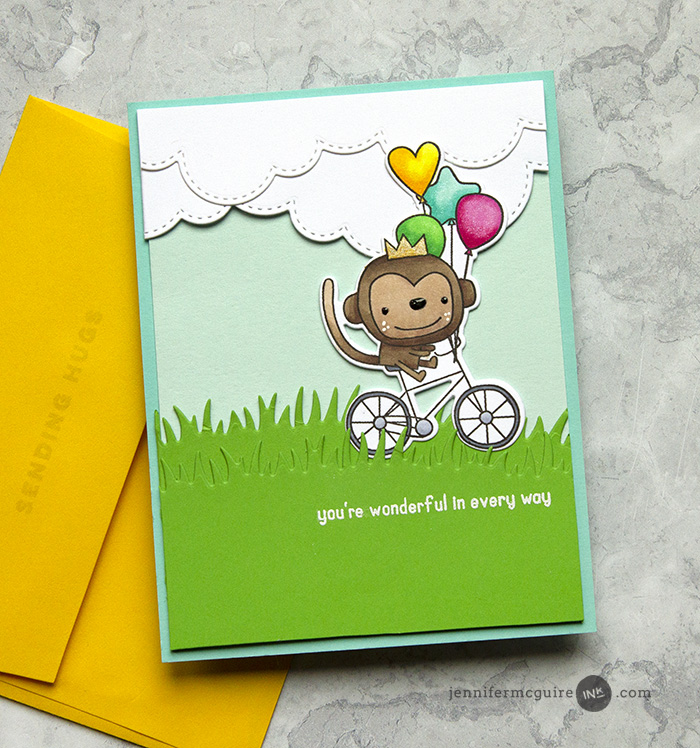 Split Card Design Video by Jennifer McGuire Ink