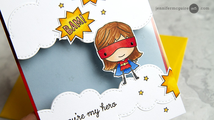 Split Card Design Video by Jennifer McGuire Ink