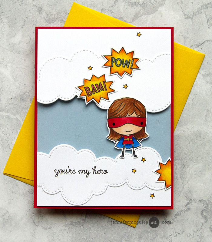 Split Card Design Video by Jennifer McGuire Ink
