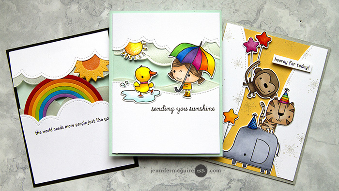 Split Card Design Video by Jennifer McGuire Ink