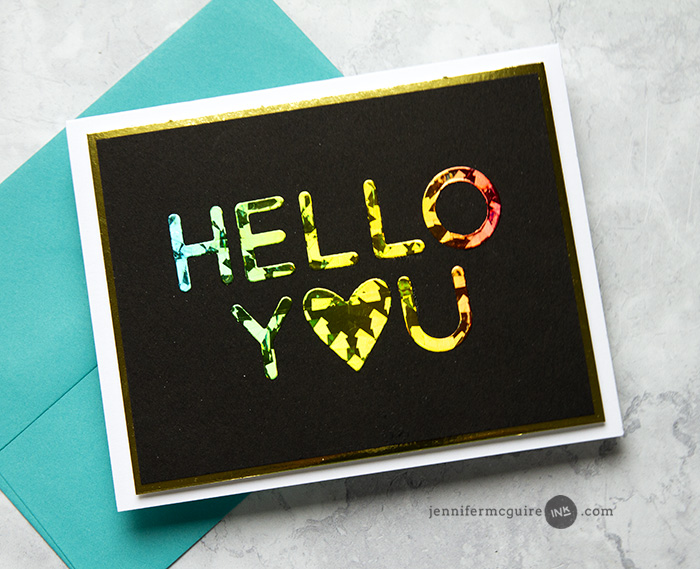Foil Die Cutting Video by Jennifer McGuire Ink