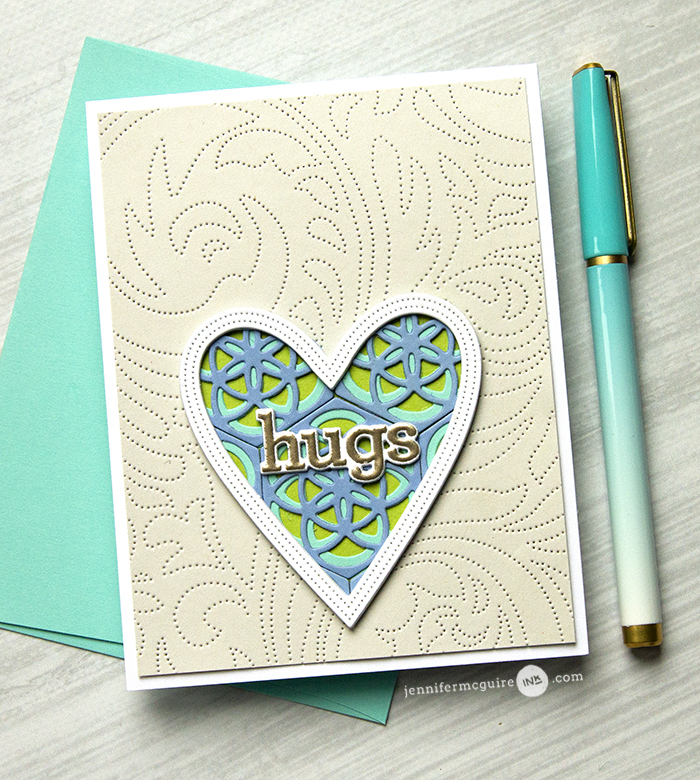 Heat Embossed Die Cuts Video by Jennifer McGuire Ink