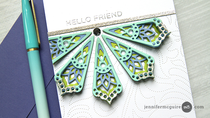 Heat Embossed Die Cuts Video by Jennifer McGuire Ink