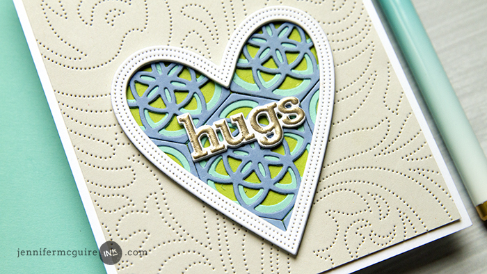 Heat Embossed Die Cuts Video by Jennifer McGuire Ink