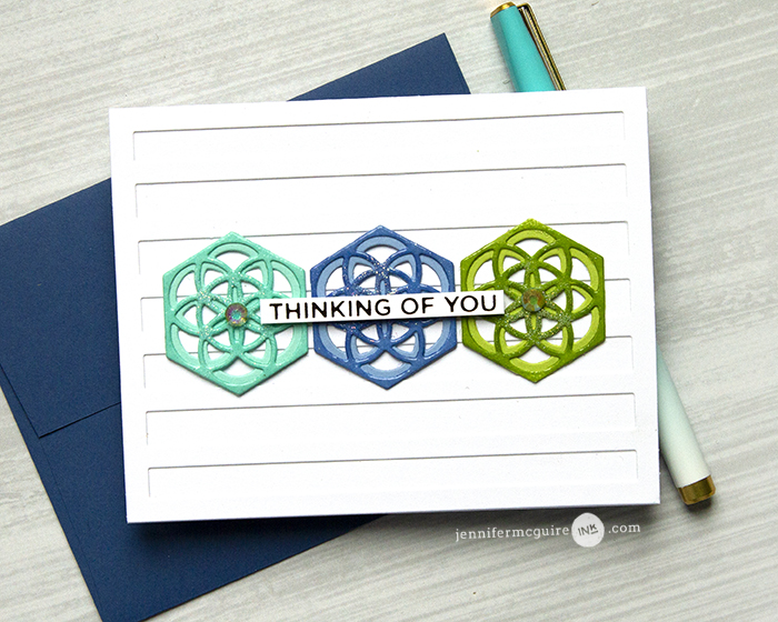Heat Embossed Die Cuts Video by Jennifer McGuire Ink