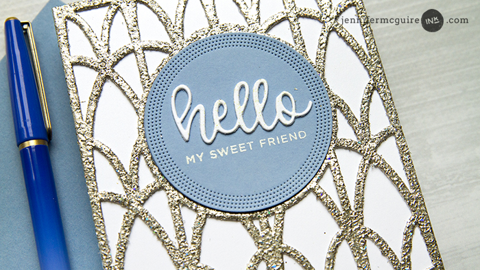 Heat Embossed Die Cuts Video by Jennifer McGuire Ink