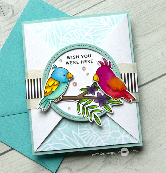Triangle Gatefold Card Video by Jennifer McGuire Ink
