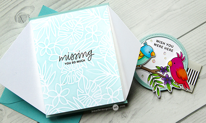 Triangle Gatefold Card Video by Jennifer McGuire Ink