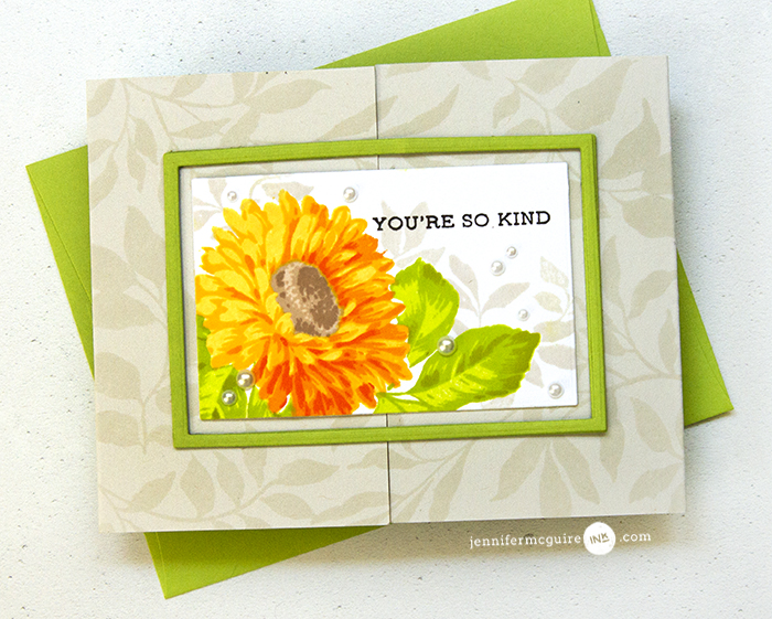 Interlocking Gatefold Cards Video by Jennifer McGuire Ink