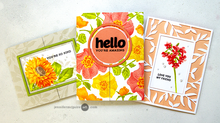 Interlocking Gatefold Cards Video by Jennifer McGuire Ink