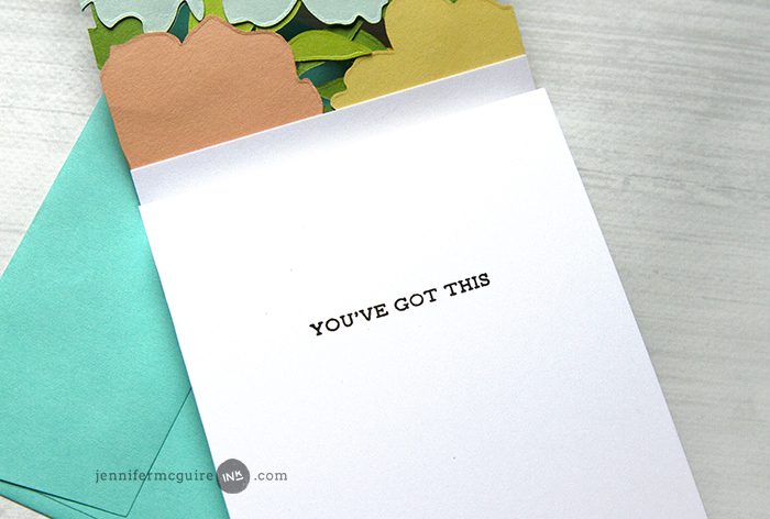 See Through Die Cut Cards Video by Jennifer McGuire Ink