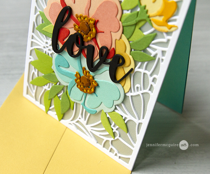 See Through Die Cut Cards Video by Jennifer McGuire Ink