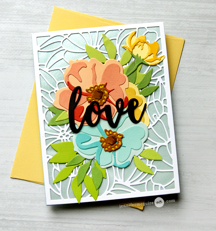 See Through Die Cut Cards Video by Jennifer McGuire Ink