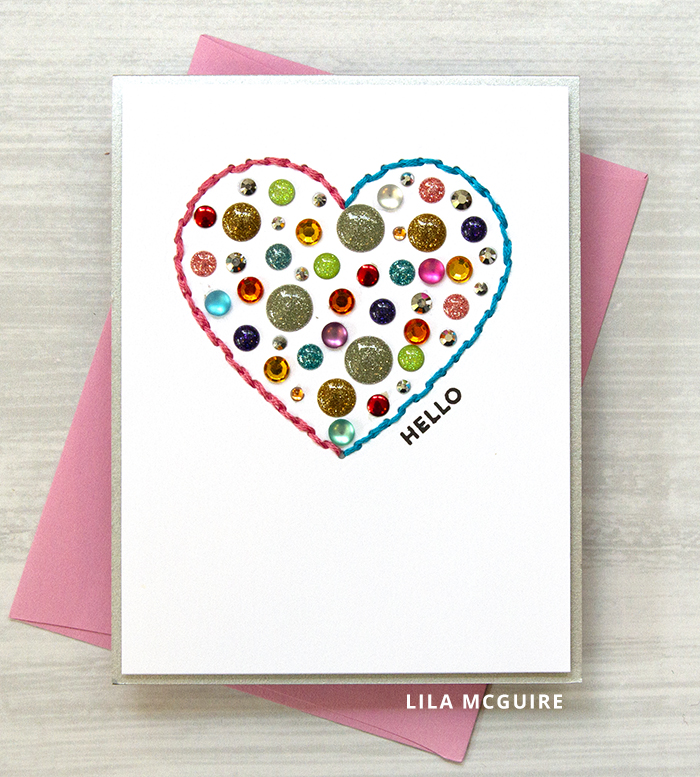 Stitching Dies Video by Jennifer McGuire Ink