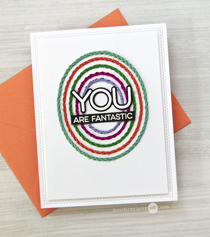 Stitching Dies Video by Jennifer McGuire Ink