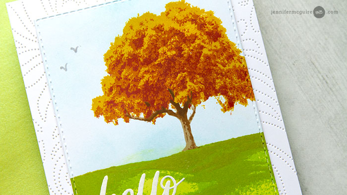 Stamp Layering Tips Video by Jennifer McGuire Ink