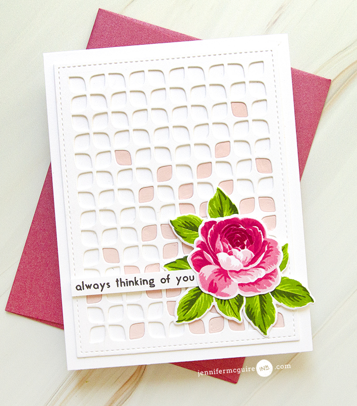 Most Stamp Layering Tips Video by Jennifer McGuire Ink