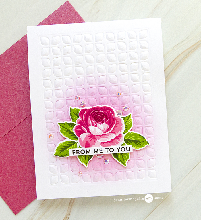 Most Stamp Layering Tips Video by Jennifer McGuire Ink