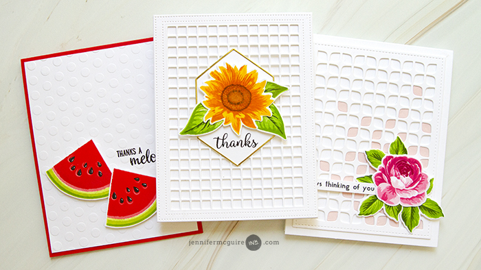 Most Stamp Layering Tips Video by Jennifer McGuire Ink