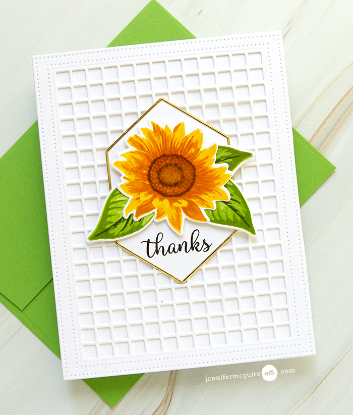 Acrylic Block Stamping Technique: A Clever Way to Make a Greeting Card