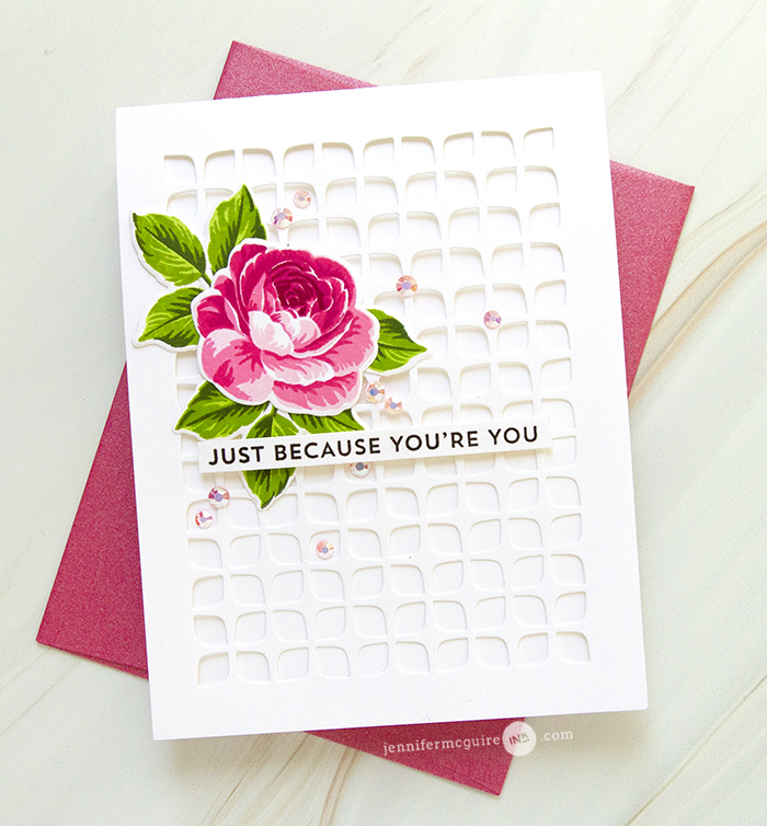 Most Stamp Layering Tips Video by Jennifer McGuire Ink