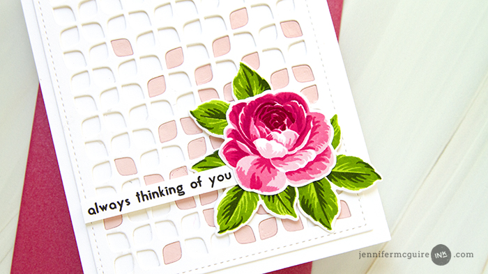 Most Stamp Layering Tips Video by Jennifer McGuire Ink
