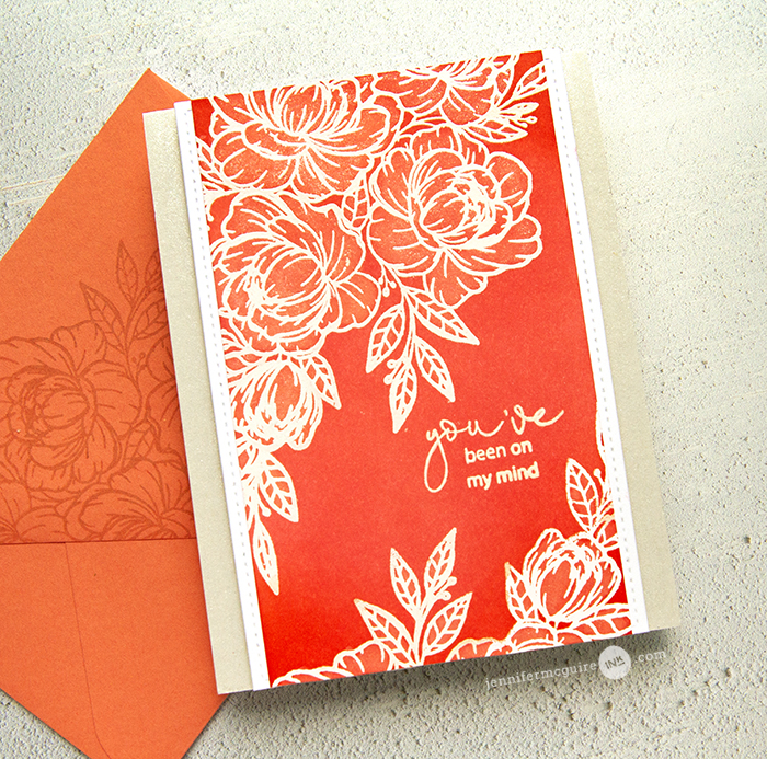 1 Stamp 5 Techniques Video by Jennifer McGuire Ink