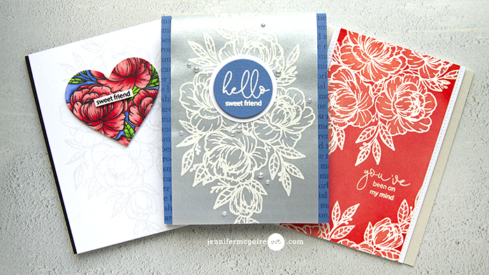 1 Stamp 5 Techniques Video by Jennifer McGuire Ink