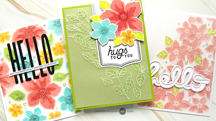 Dry Embossed Vellum Video by Jennifer McGuire Ink 
