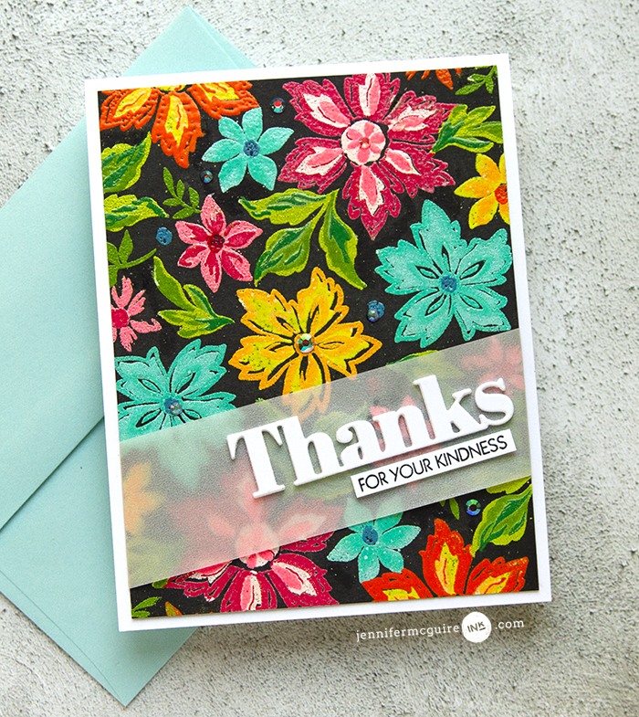 Layered Embossing Video by Jennifer McGuire Ink