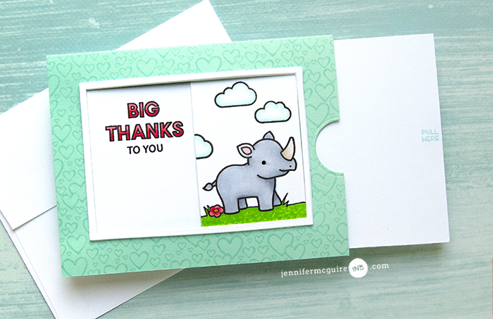 Silding Window Card Video by Jennifer McGuire Ink