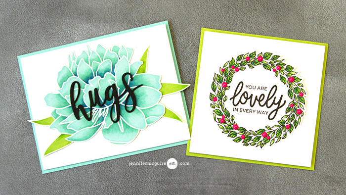 Swing Reveal Card Video by Jennifer McGuire Ink