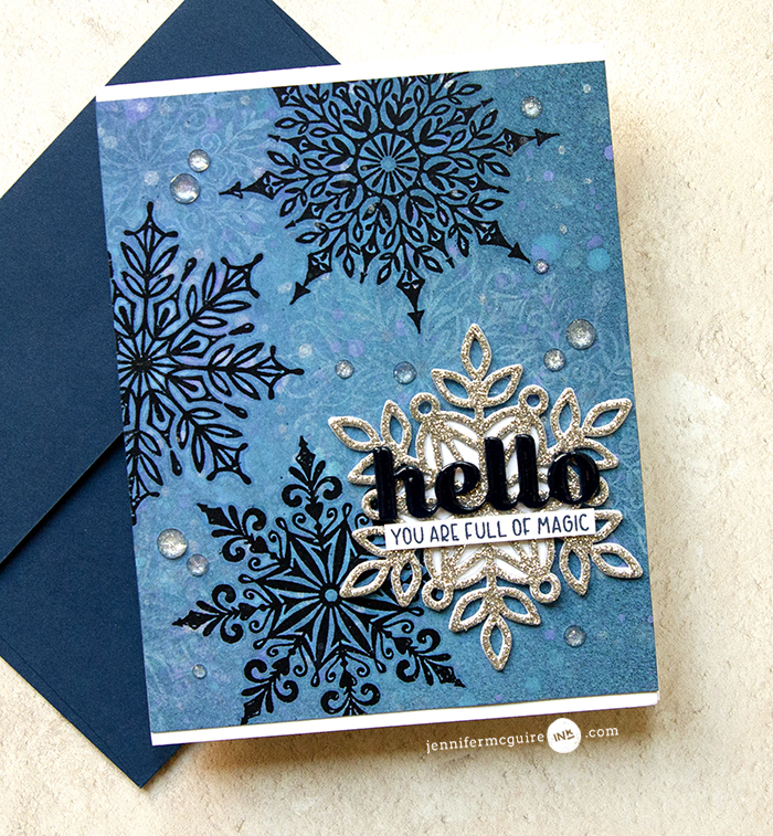 Distress Oxide Spray Resist Video by Jennifer McGuire Ink