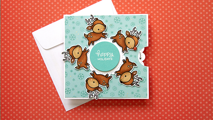 Spinning Wheel Card Video by Jennifer McGuire Ink