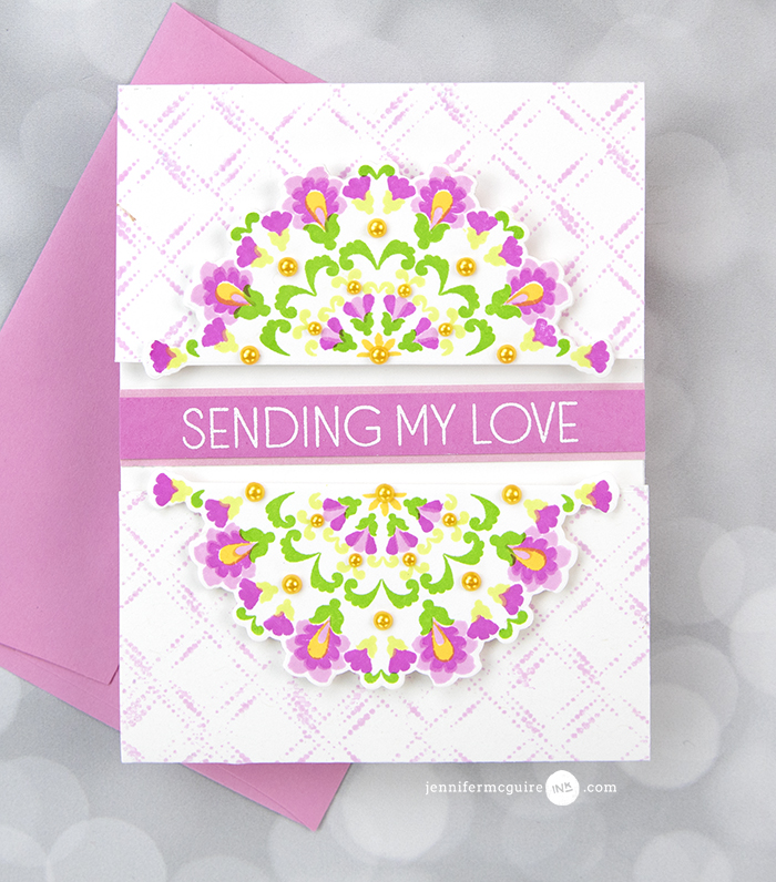 Die Cut Gatefold Cards Video by Jennifer McGuire Ink