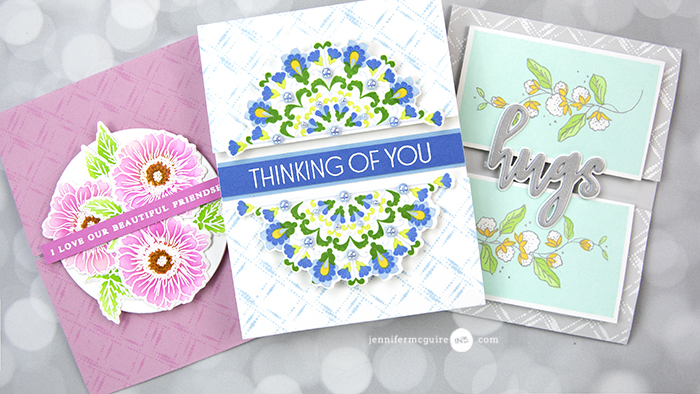 Die Cut Gatefold Cards Video by Jennifer McGuire Ink