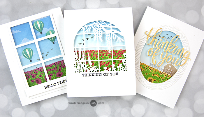 Window Scene Cards Video by Jennifer McGuire Ink
