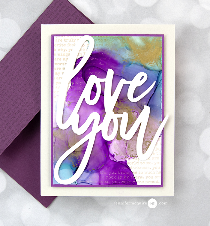 Alcohol Ink Alloys Video by Jennifer McGuire Ink