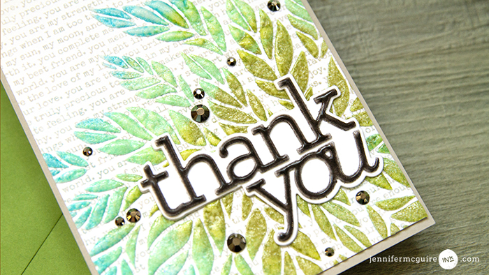 Distress Embossing Glaze Video by Jennifer McGuire Ink