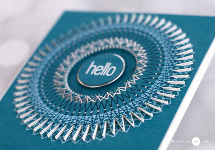 Stamp Layering Dark Cardstock Video by Jennifer McGuire Ink