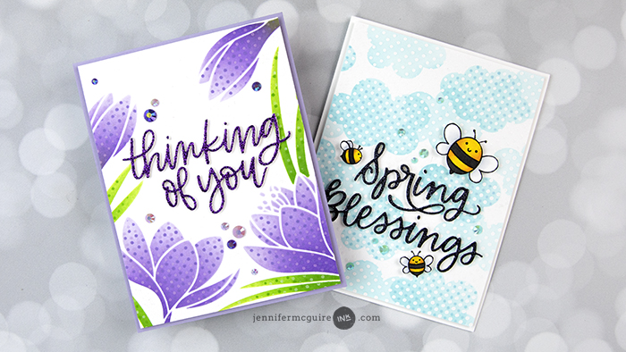 Stamping and Stencil Video by Jennifer McGuire Ink