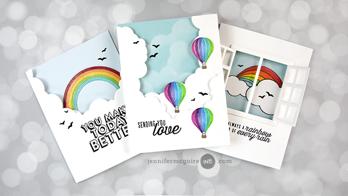 Inside Out Cards Video by Jennifer McGuire Ink