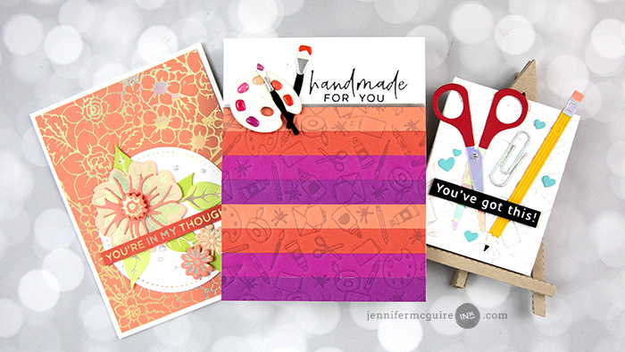 Making Impressions And Foiling Video by Jennifer McGuire Ink