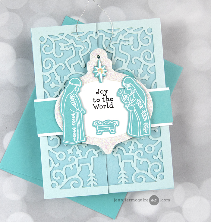 Belly Band Ornament Cards Video by Jennifer McGuire Ink