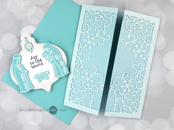 Belly Band Ornament Cards Video by Jennifer McGuire Ink